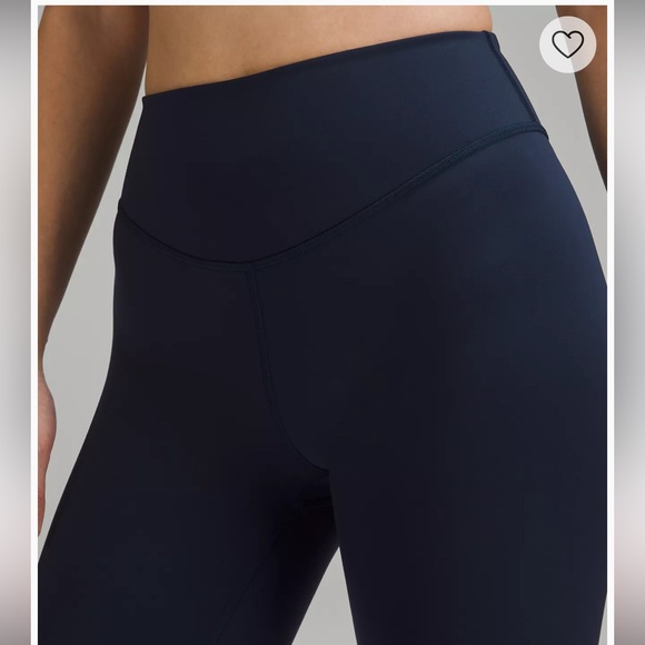Lululemon Wunder Under SmoothCover High-Rise 25” Leggings - Size 10 - True Navy - Picture 4 of 10
